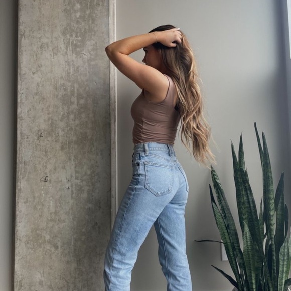 Abercrombie & Fitch Denim - Abercrombie & Fitch The 90s Slim Straight Ultra High Rise Jeans Vintage Denim